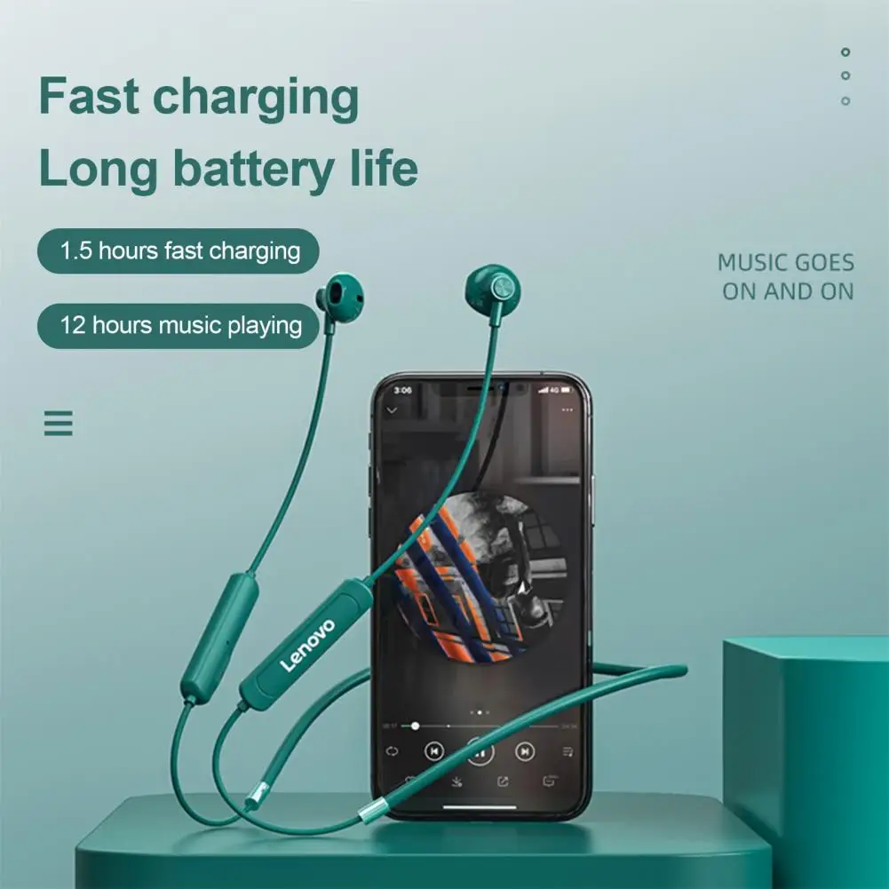 

New SH1 Wireless Earphone Bluetooth 5.0 Chip HIFI Sound Quality IPX5 Waterproof Sports Headset Magnetic Neckband Earbuds