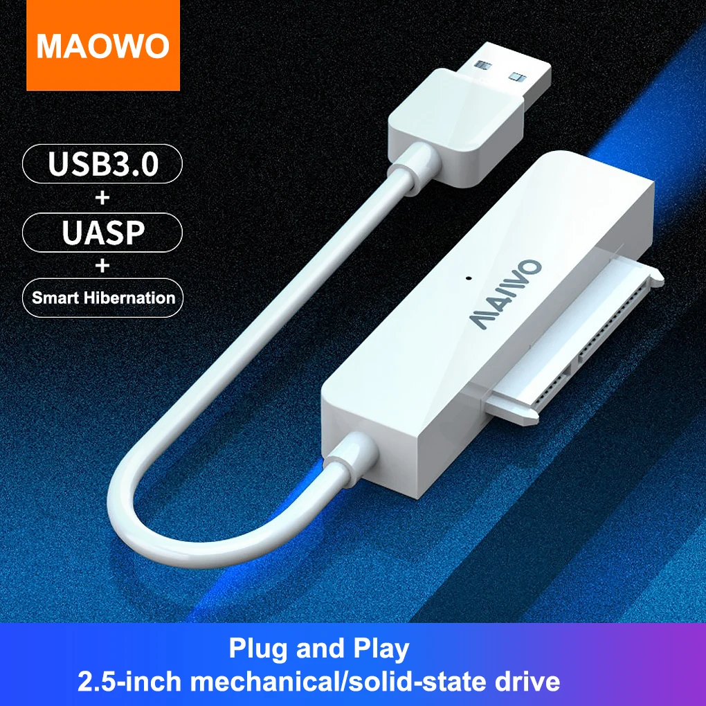 

USB-адаптер Maiwo для жесткого диска 2,5 дюйма, портативный, быстрая скорость