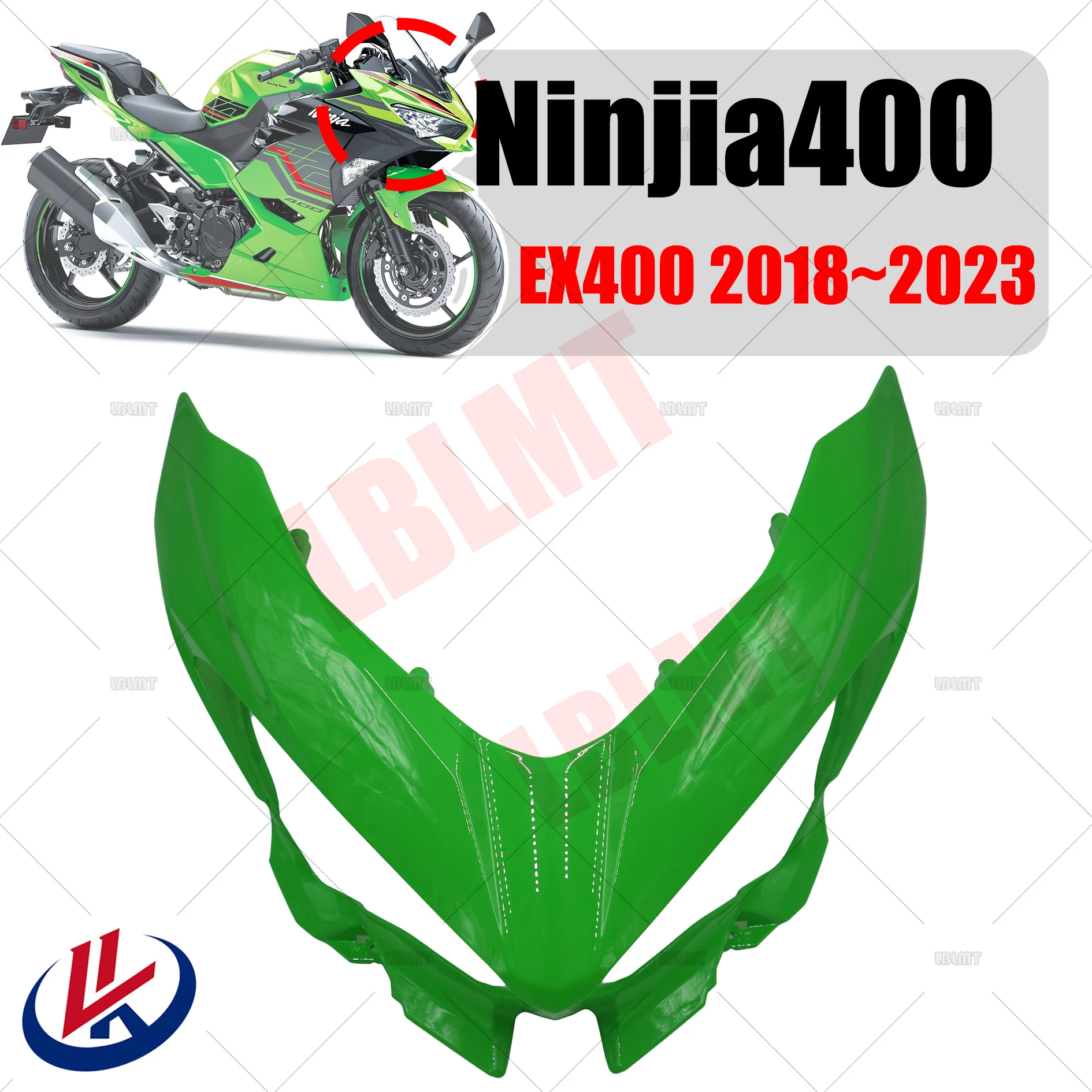 

Front Headlight Fairing ABS Injection Bodywork For Kawasaki Ninja 400 Ninjia400 EX400 2018 2019 2020 2021 2022 2023 motorcycle