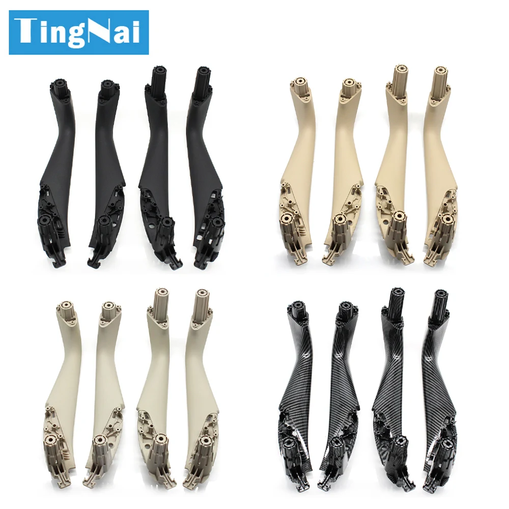 Автомобильная передняя, задняя, левая, правая дверная ручка, внутренняя Накладка для BMW 5 серии G30, G31, G38, F90, 2017, 2018, 2019, 2020, 2021, 4 шт./комплект