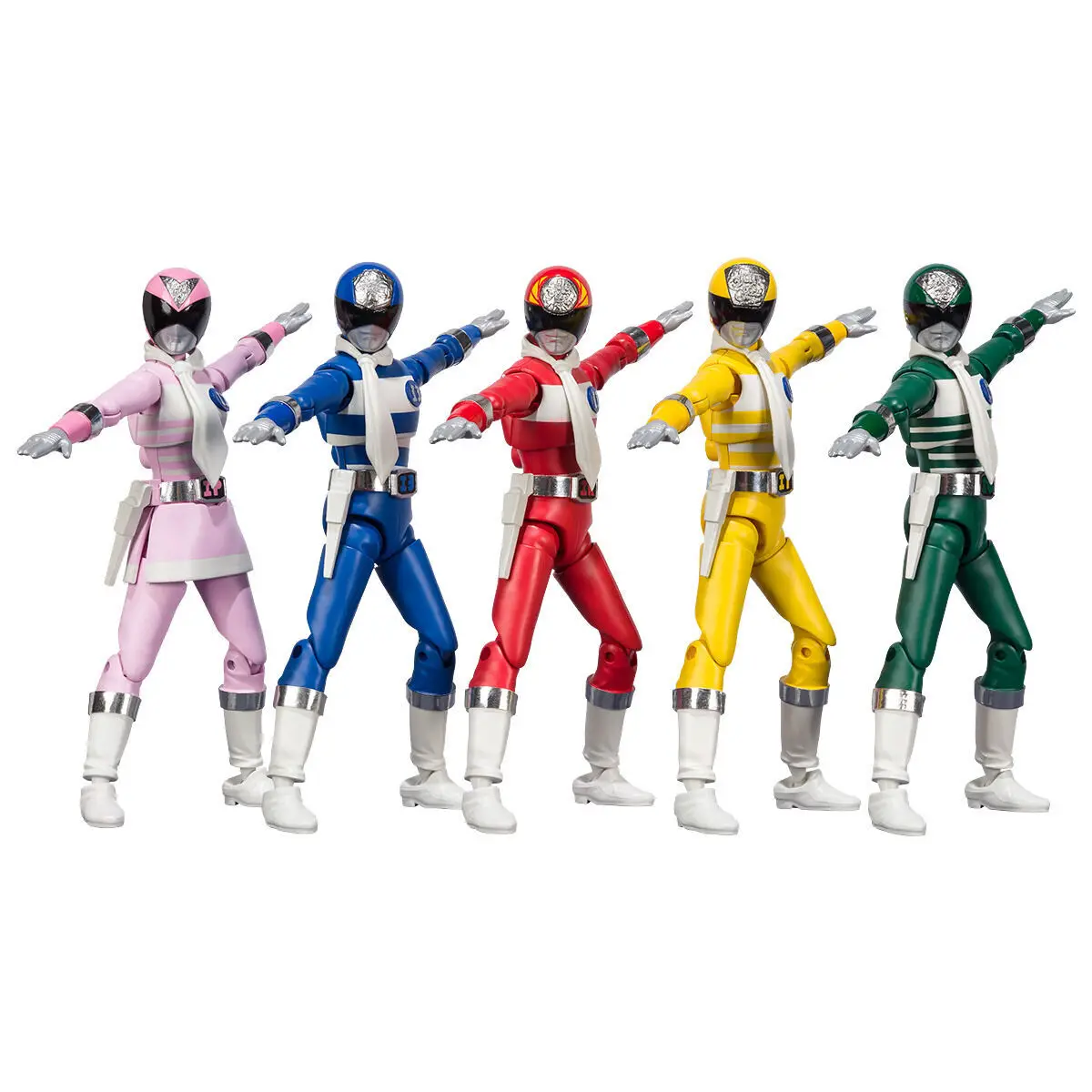 

Original Super Minipla SMP SHODO Denshi Sentai Denziman Rangers Action Figures Mobile Assemble Model Anime Kit