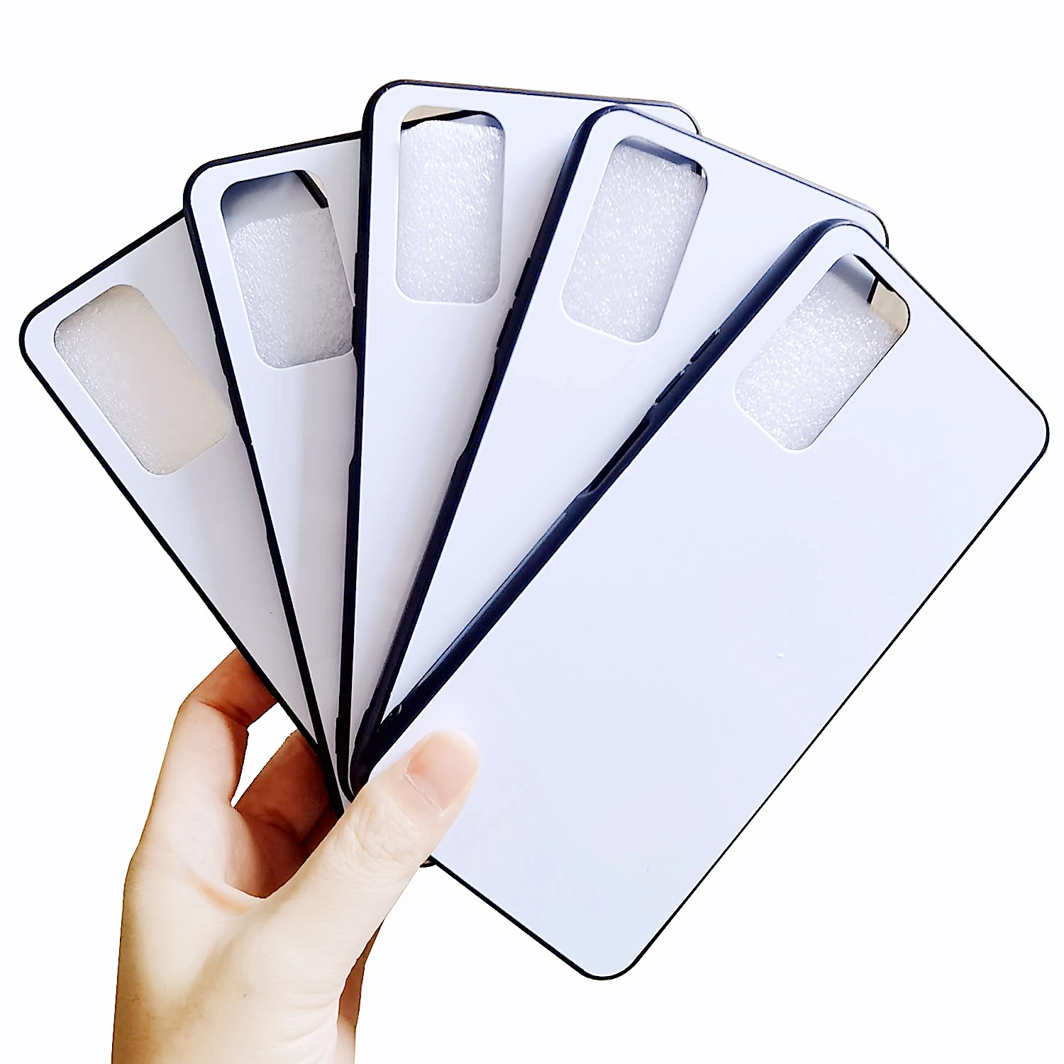 10 шт. УФ печать ТПУ + ПК пустой белый чехол для телефона samsung galaxy s22 s21 ultra fe s20 plus s10 s9