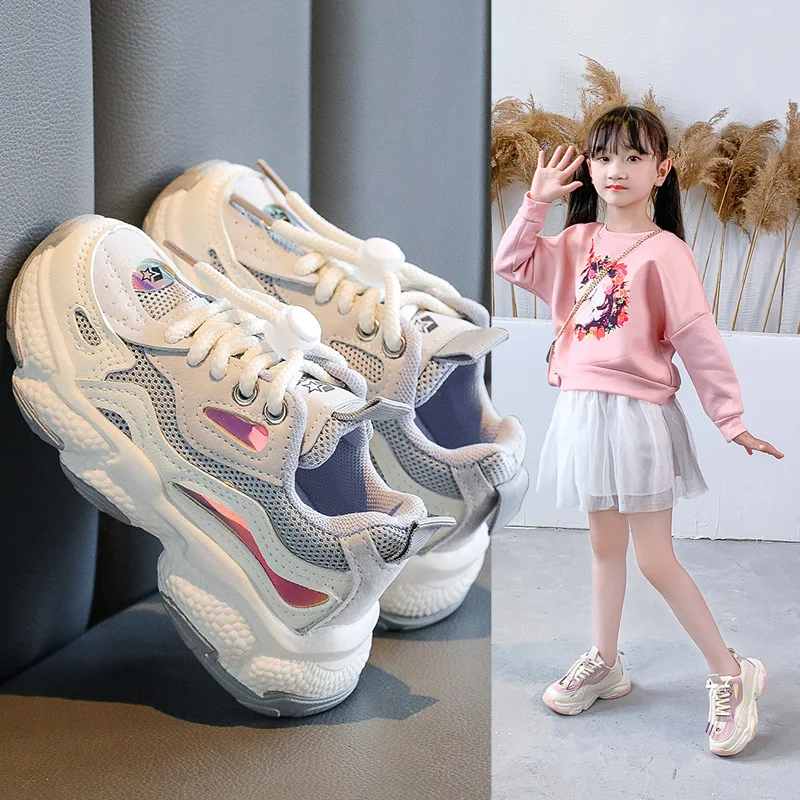 

Детские кроссовки для девочек и мальчиков, дышащая разноцветная обувь для начинающих ходить, лоферы, Вулканизированная подошва