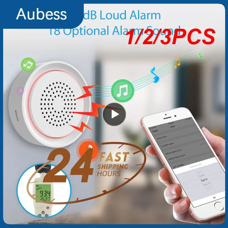 

Умная сирена Tuya 1/2/3 шт., с Wi-Fi, для дома