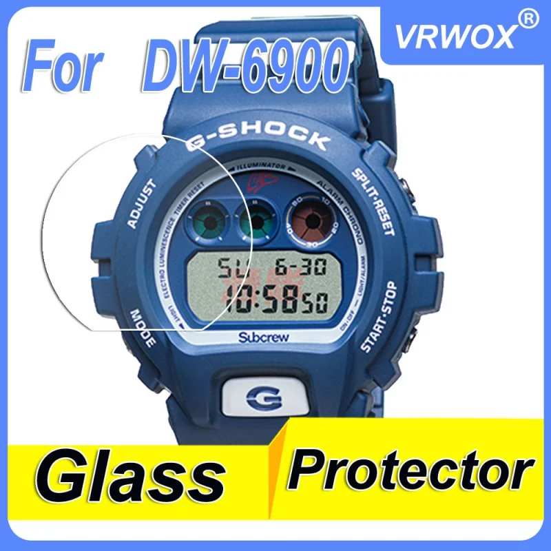 

3Pcs 9H 2.5D Tempered Glass For GM-6900 DW-6900 GW-6900 G-6900 DW-6600 STL-S100 GW-6902 Watch Scratch Resistant Screen Protector