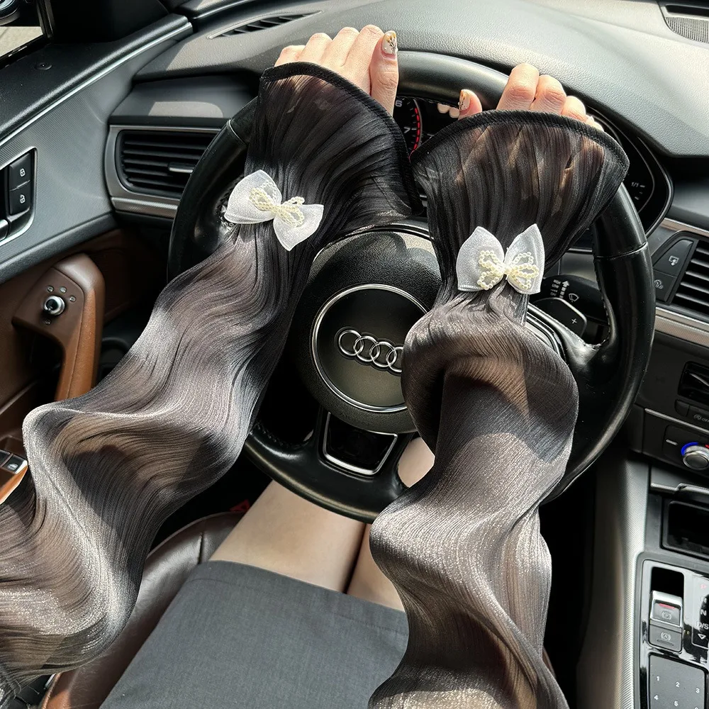 Кружевная сетка шелковые кружевные тонкие рукава дышащие портативные