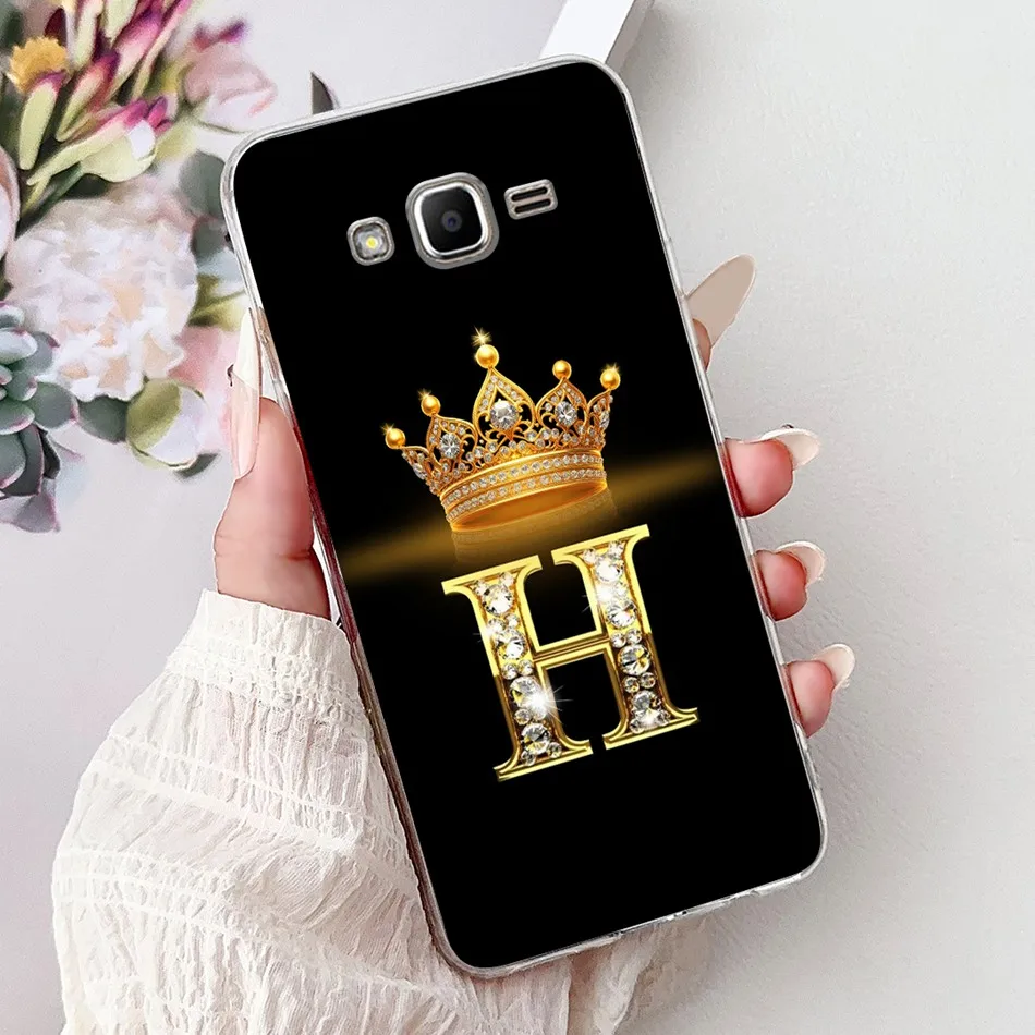 Чехол для Samsung Galaxy J2 PrimeJ2 AceGrand Prime G530 G531H G532F Fashion Crown Letter Мягкие силиконовые чехлы из ТПУ для телефонов (art.: 3920cc75669df) - 3920cc75669df