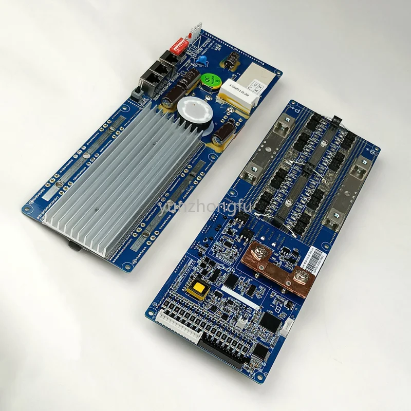 

8S-16S 150A 48V Lifepo4 lithium battery protection board LFP Cell Balance Integrated Circuits smart LCD RS485 with screen