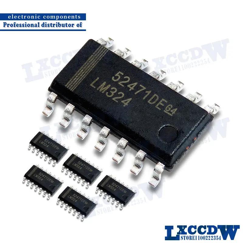 10 шт., LM224DR SOP-14 LM224 SOP14 LM224D 224DR SOP LM124DR LM124 LM324DR LM324 LM239DR LM239