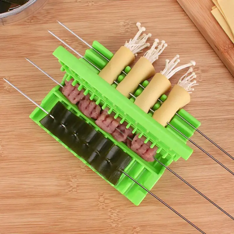 

New Multifunctional Barbecue String Artifact Wear Food Meat String Device Skewer For Beef Pork Maker BBQ Tools Accessories Newly