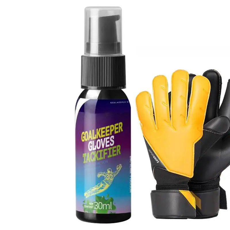 

Grip Boost Spray Anti-slip 30ml Goalkeeper Gloves Tackifier Football Goalkeeper Grip Glove Glue For Enhanced Sticky