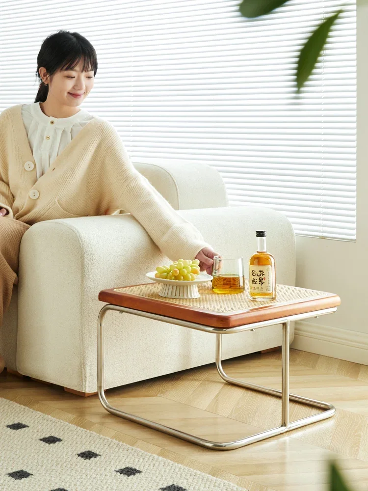 Угловой чайный столик для гостиной комбинированный стол Muebles