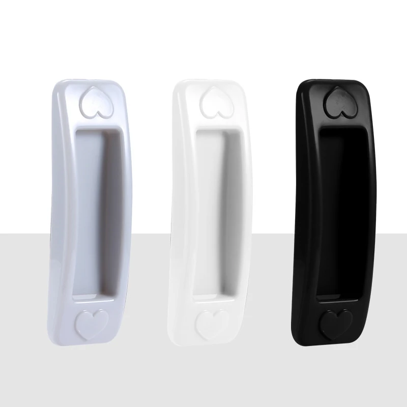 

1pc Punch Free Handle Household Adhesive Type Door Handles Glass Window Cabinet Drawer Wardrobe Self-Adhesive Handle