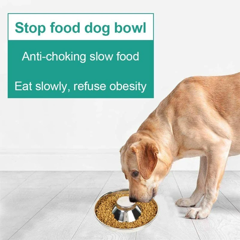 Новая миска для собак из нержавеющей стали домашних животных утолщенная