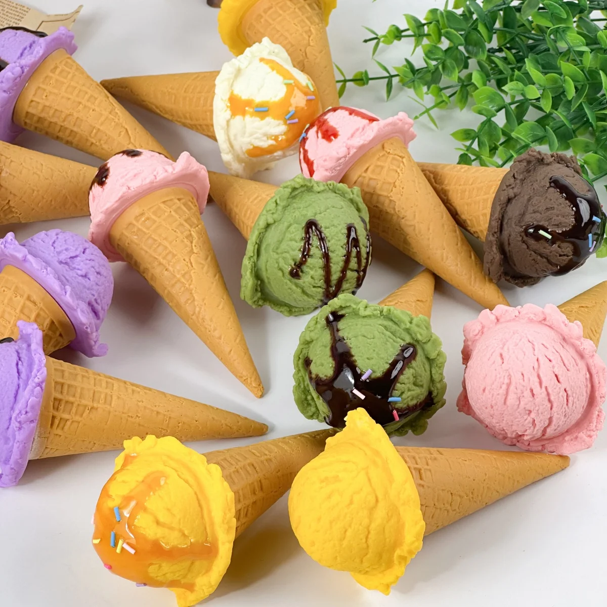 Реалистичная модель мерного шара-имитация ложки для ресторана магазина холодных