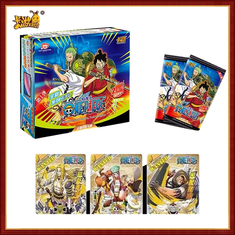 

KAYOU Anime Peripheral One Piece Card Moving First Bomb Deluxe Edition A Box of 30 Packs of 150 Sheets Toy Gift Collection Gift