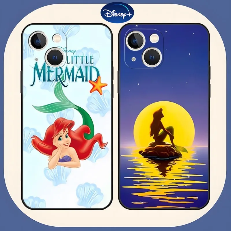 

Mermaid Princess Phone Case Funda For Iphone 12Pro 13 11 Pro Max Xr X Xs Mini Pro Max For 6 6s 7 8 Plus Design Shell