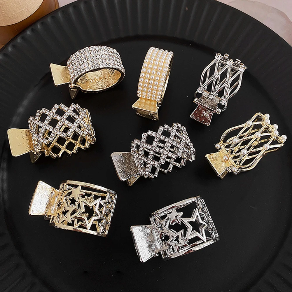 

High Ponytail Grab Clip Anti-sagging Fixed Artifact Ponytail Buckle Hairpin Female Shark Hairpin Net Red Clip 2022 New Hair Clip