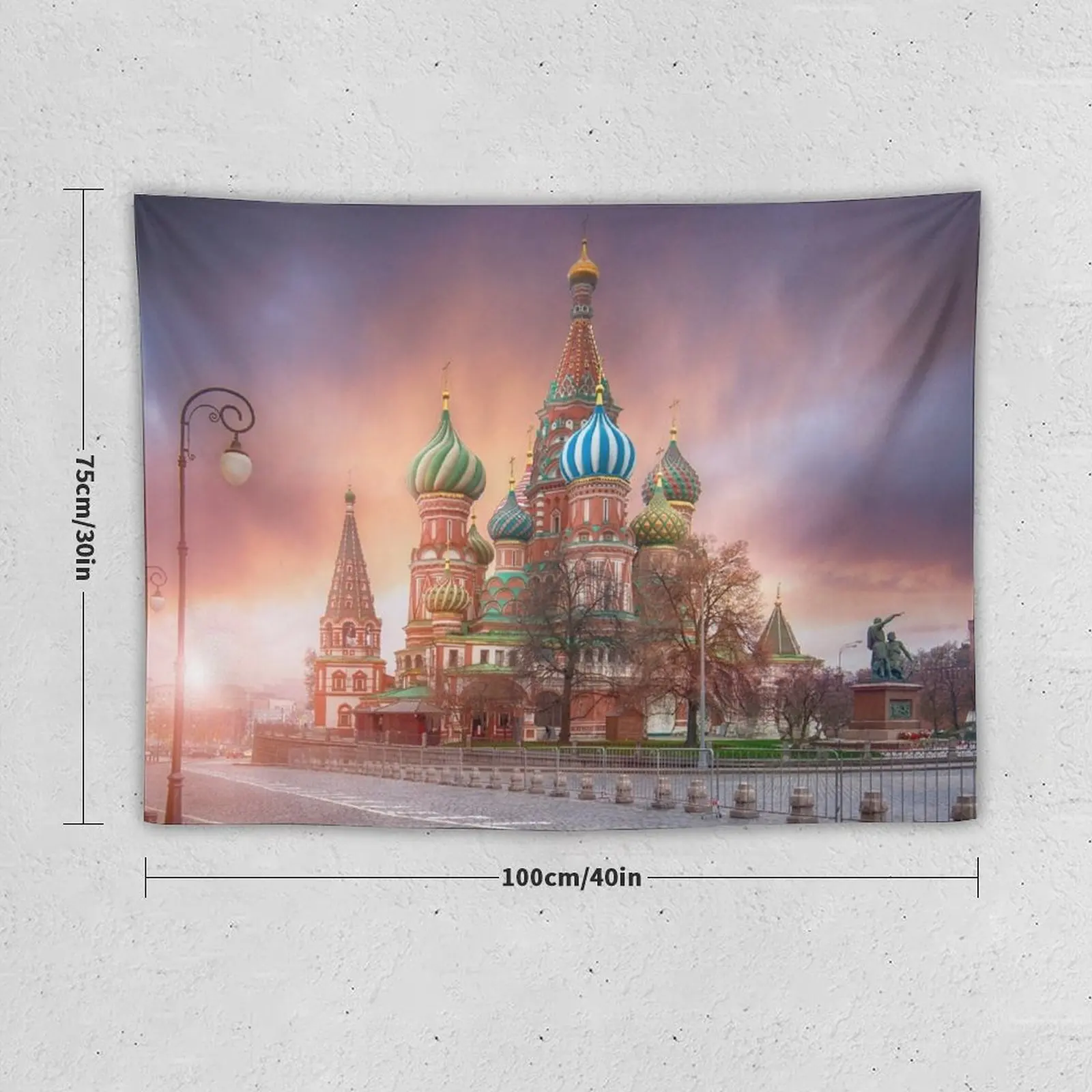 Собор святого базилика в Москве российский гобелен украшение для стены дома