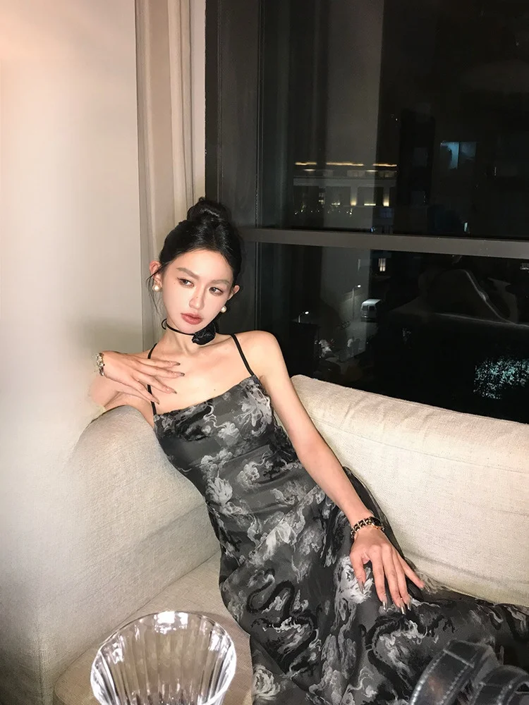 [В наличии скидка 20%] Пальто Dragon Year Armor Design Новое китайское длинное платье на