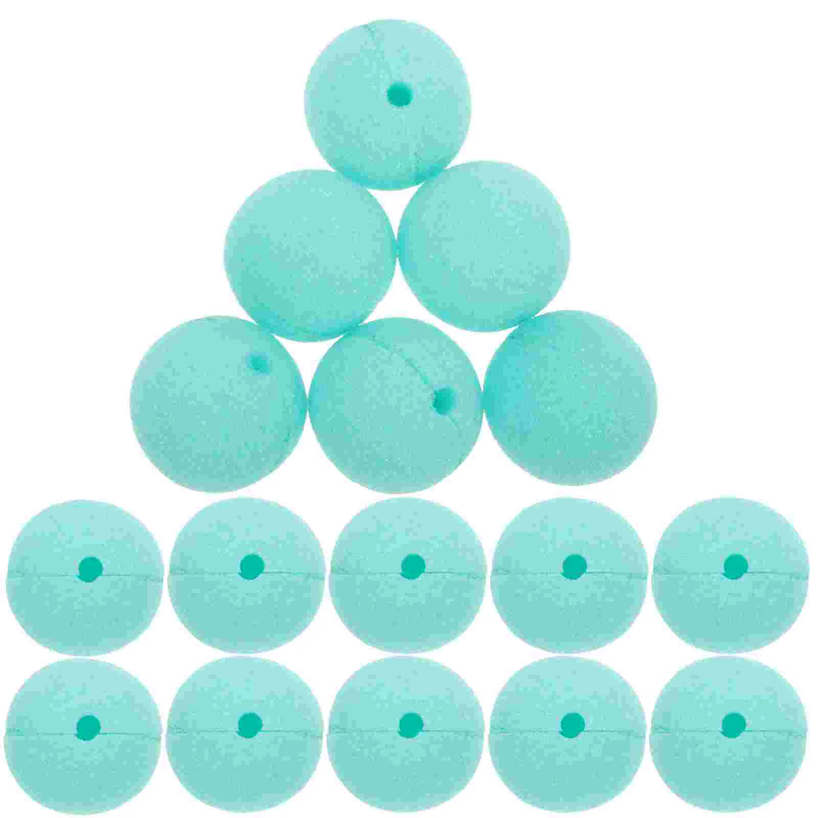 

20 Pcs Clown Nose Costume Accessories Props Circus Decorations Green Ball Cosplay Sponge Dress Pink Sponges Dishes