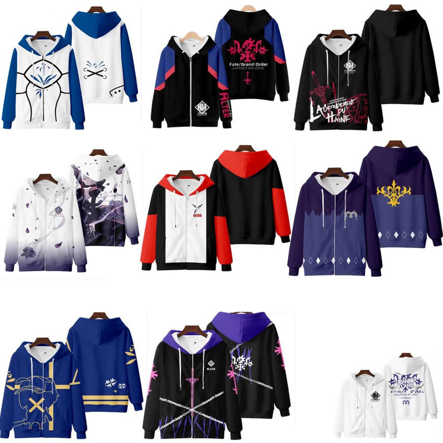 2022 костюм для косплея из аниме Fate Stay Night Fate/Grand Order унисекс толстовка с капюшоном на