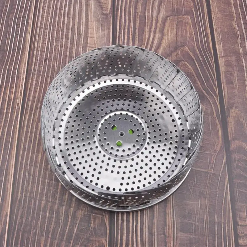 

Stainless Steel Lotus Steaming Tray Multi-Function Changeable Fruit Tray Retractable Folding Steamer Tray Steaming Rack
