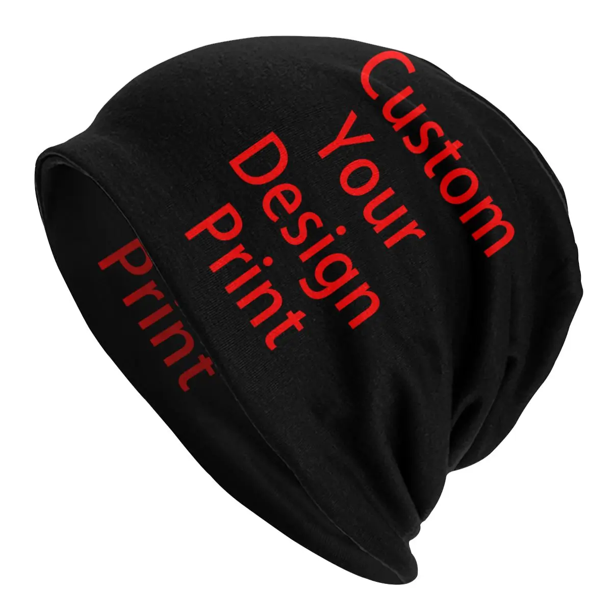 Custom Your Design Print Beanies Caps Men Women Unisex Outdoor Winter Warm Knit Hat Adult Bonnet Hats