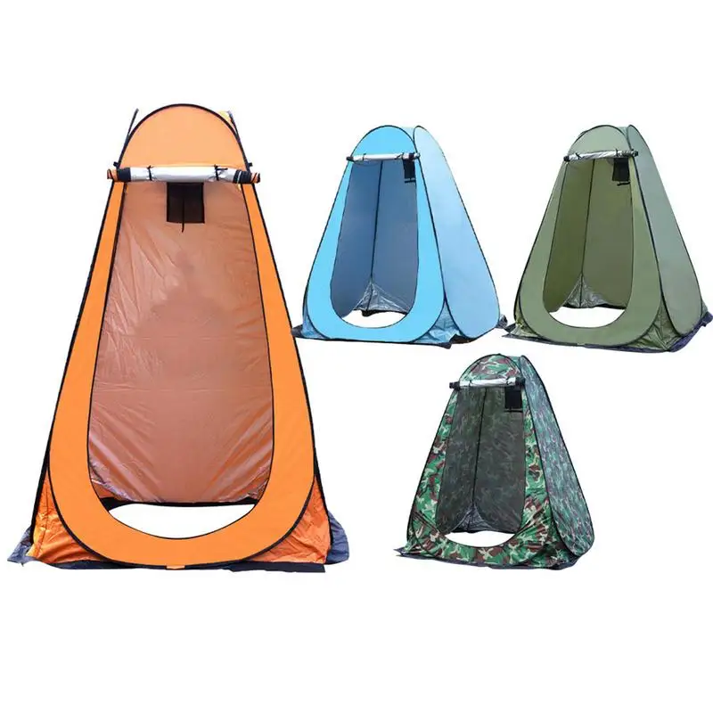 Portable Outdoor Camping Tent Shower Tent Bath Cover Changing Fitting Room Tent Mobile Toilet Fishing Photography Privacy Tent