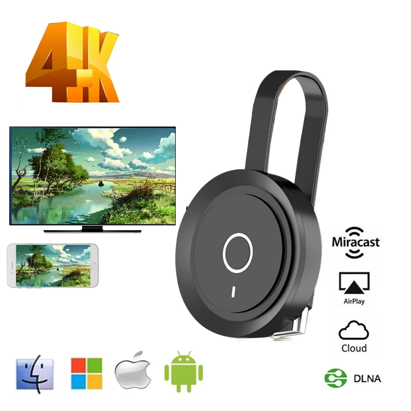 

4K TV Stick 5G 2.4G Wifi Miracast G17 Wireless MiraScreen HDMI-compatible Screen Mirror For IOS Android Dongle Receiver