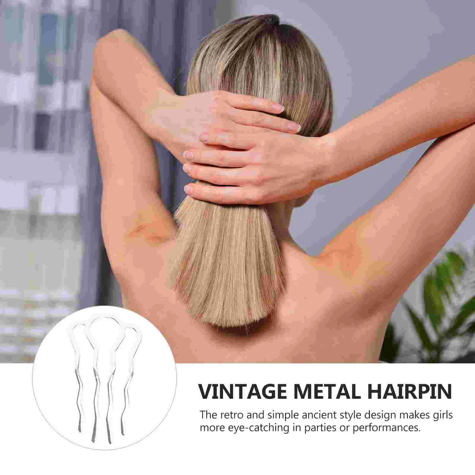 6 шт. винтажная декоративная заколка для волос сделай сам древние принадлежности