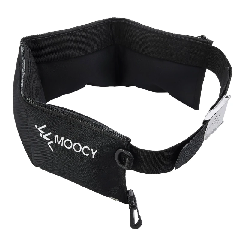 

F1FD Zippered Diving Weight Belt t Snorkeling Weight Waist Belt with D-Buckles