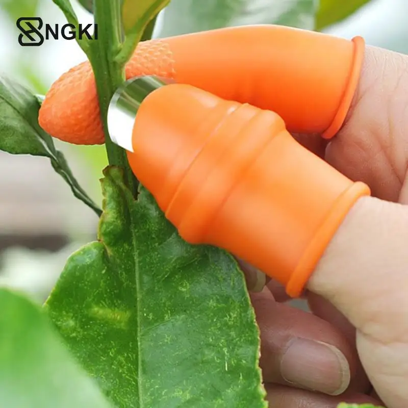 

Thumb Cutter Gardening Tools Pruning Shears Garden Picking Plant Vegetables Separator Finger Tool Multifunction Kitchen Cutter