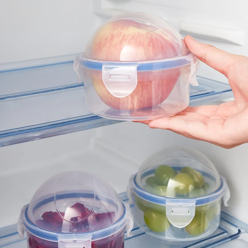 

Kitchen Refrigerator Tomato Box Apple Supplies Fresh Food Sealed Box Fridge Onion Fruit Lemon Organizer Storage Container