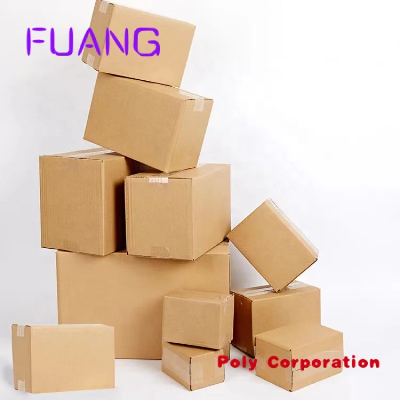 Small Cardboard Shipping Boxes Double Wall Corrugated Heavy-Duty Paper Packaging Carton with Custopacking box for small business