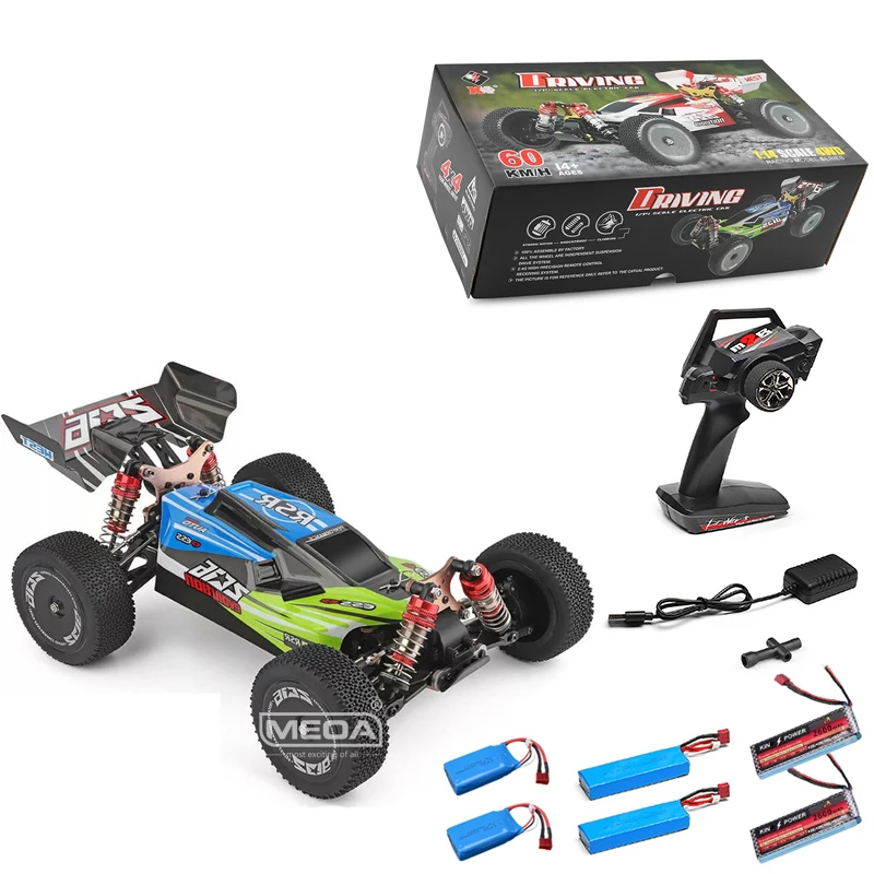 

Wltoys 144001 1/14 2.4G Racing RC Car 4WD High Speed Remote Control Vehicle Models Toys 60km/h Quality Assurance for Children