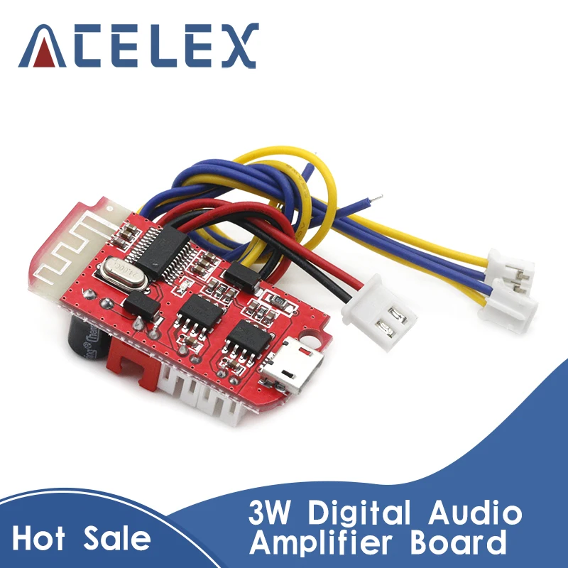 Плата цифрового усилителя звука DC 3 7 в 5 В Вт двойная плата DIY Bluetooth динамик