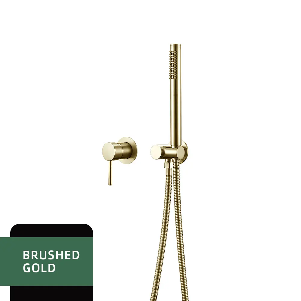 

Душевая система Smesiteli матовая розовая и золотая латунь