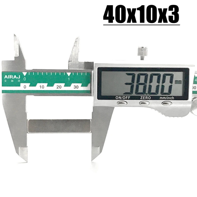 2/5/10/20/50 шт. 40x10x3 неодимовый магнит мм N35 NdFeB Блок сверхмощный сильный постоянный