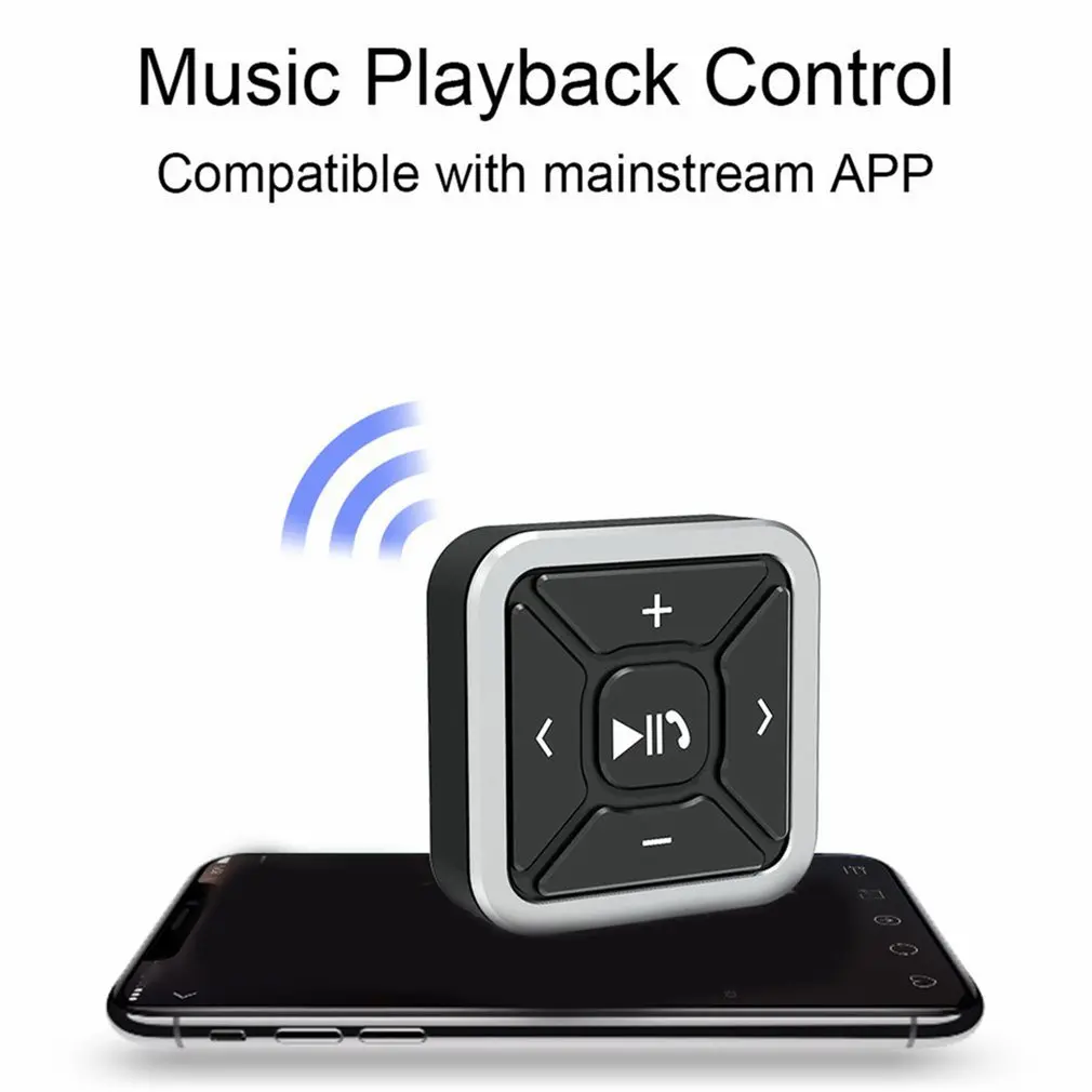 

Многофункциональный беспроводной Bluetooth-совместимый медиа-пульт дистанционного управления автомобиль мотоцикл велосипед руль MP3 музыка во...