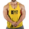 2022 Cotton Gyms Tank Tops Men Sleeveless Tank Tops For Boys Bodybuilding Clothing Undershirt Fitness Stringer Vest 5