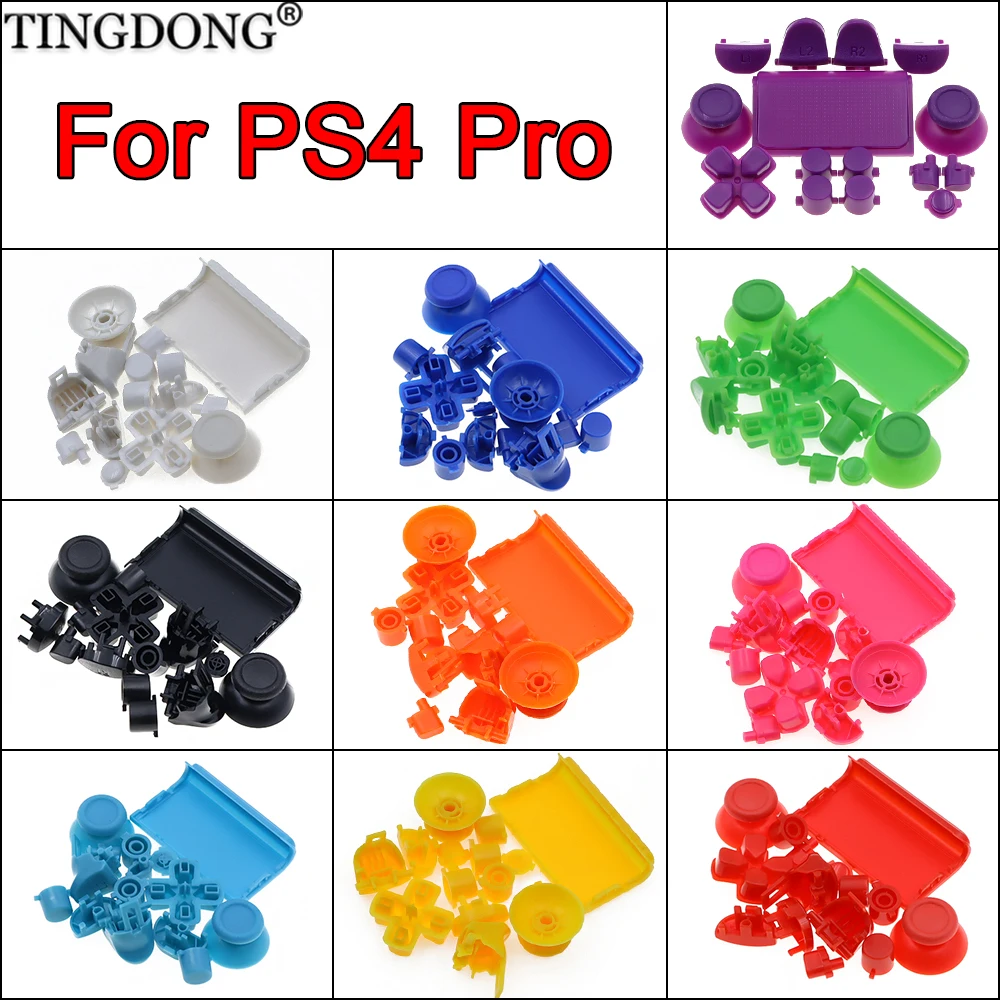 Фото Кнопки-триггеры L1 R1 L2 R2 для контроллера PS4 Pro JDM-040 JDS-040, запасные части для ремонта №1