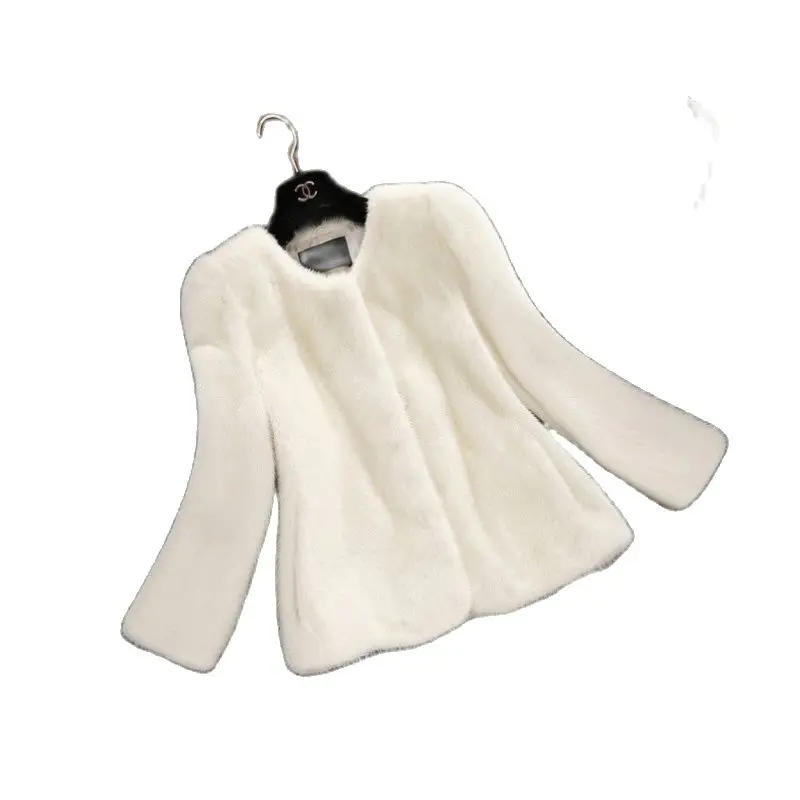 

Imitation Fur Short Women's Vest Korean Version Slim-fit Show Slim Top Women's New Imitation Mink Hair Women's Coat Faux Fur