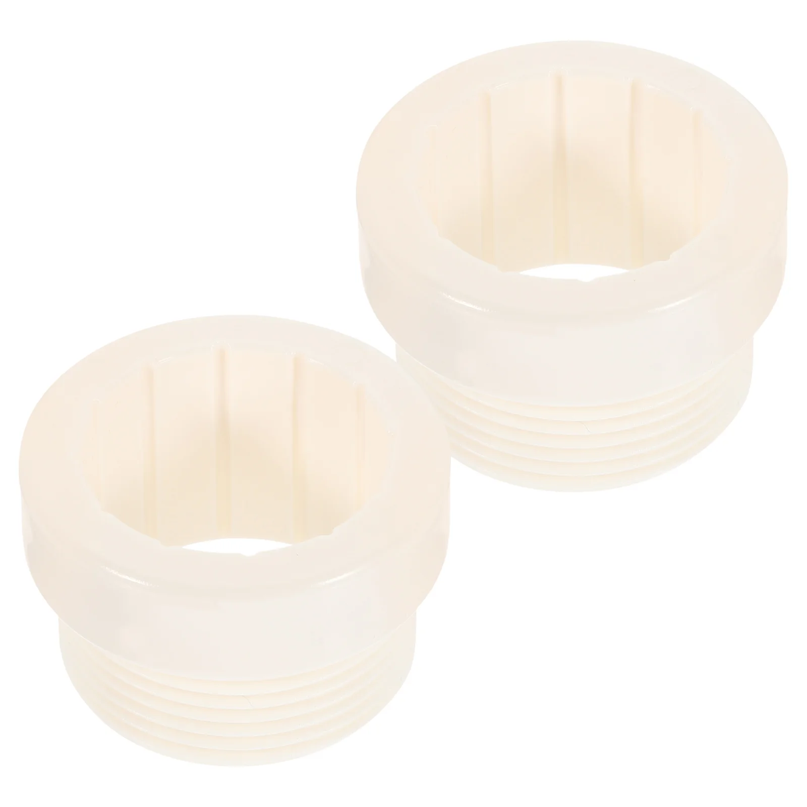 

2 Pcs Deck Umbrella Stabilizer Adapter Beach Patio Base Pool Umbrellas Outdoor Threaded