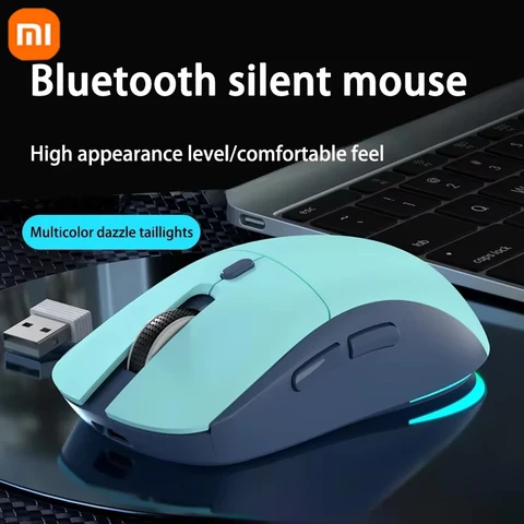 Модель Xiaomi MIJIA 2, беспроводная игровая мышь, гипсоскоростная, 1600 точек на дюйм, 2,4 ГГц, сверхлегкая геймерская мышь, перезаряжаемая, яркий задний фонарь, новинка