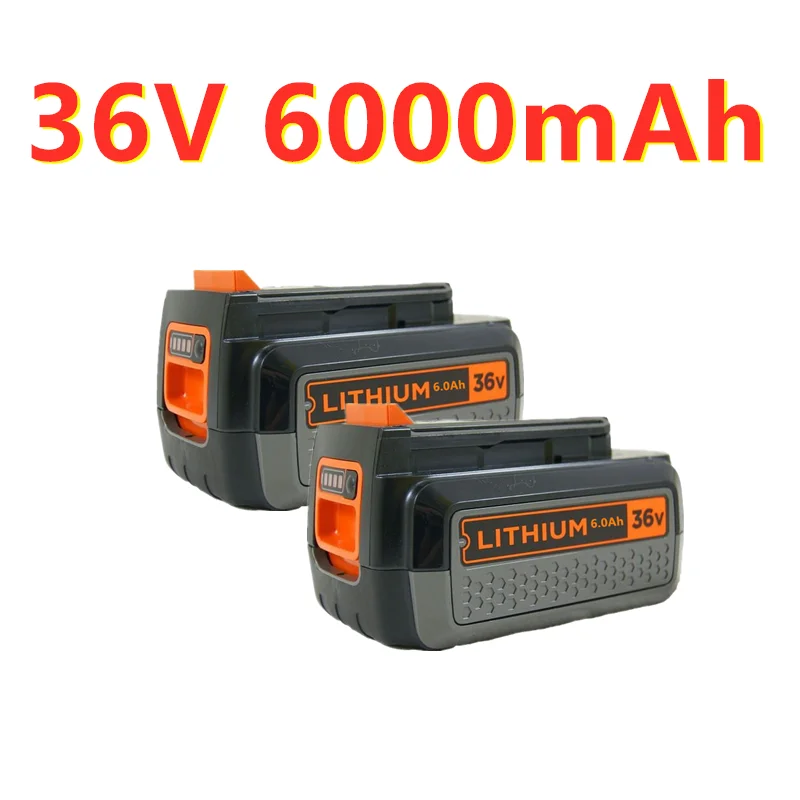 

For Black & Decker 36v/40V 6000mAh Li-ion Rechargeable Power Tool Battery LBXR36 BL2036 LBX2040 LST136,LST420,LST220 L50