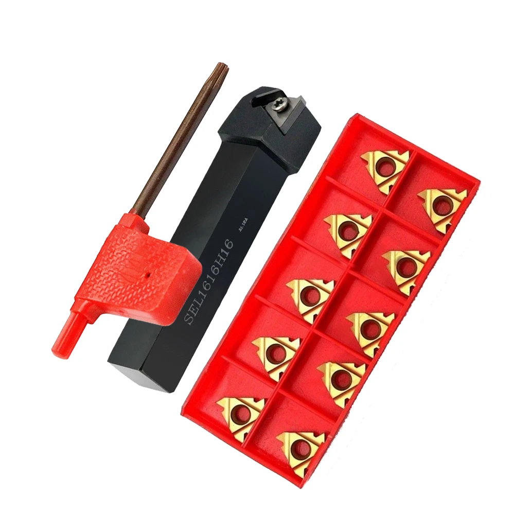 SEL1616H16 Держатель токарного инструмента для нарезания резьбы 16IR AG60 Твердосплавные