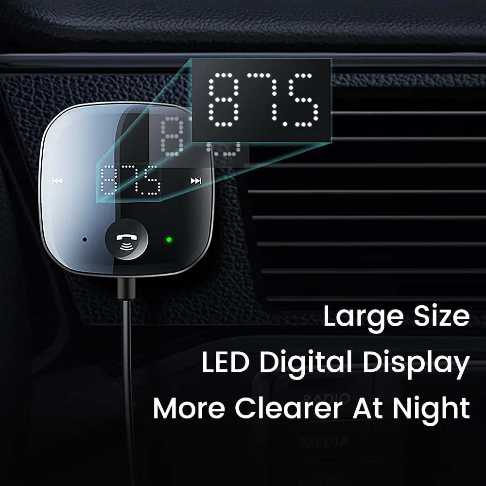 Bluetooth-приемник FM-модулятор автомобильный адаптер передатчик Bluetooth 5 0