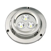 DC10-30V Yacht Led Lamp 9W Round 316L Stainless Steel Waterproof Underwater Boat Lighting For Docks Pons Swimming Pools Fountain