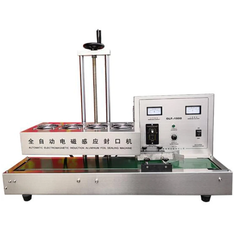

Automatic Continuous Induction Aluminum Foil Sealing Machines Plastic Bottle Glass Bottle Electromagnetic Sealer